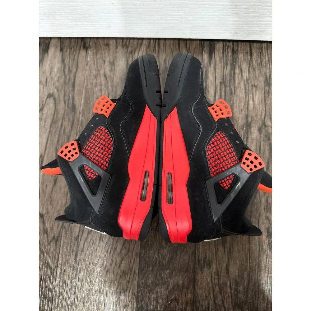Jordan 4 Retro Red Thunder Black Crimson CT8527-016 Mens Size 7 Sneakers